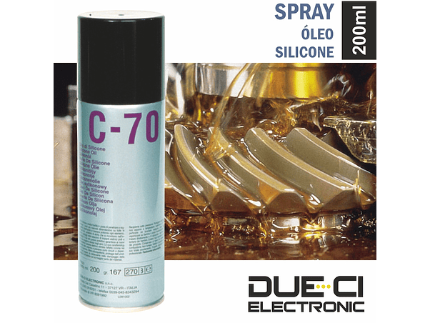 SPRAY DE 200ML ÓLEO SILICONE DUE-CI 1