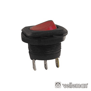 INTERRUPTOR BASCULANTE COM LUZ 5A-250V SPST ON-OFF VELLEMAN