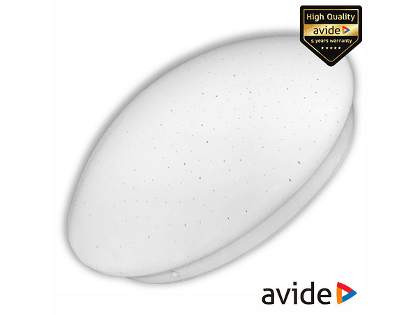 APLIQUE REDONDO TETO MAX 40W 380MM 2XE27 IP20 AVIDE 1