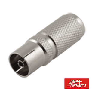 FICHA COAXIAL TV ATÉ 9,5MM TWIST ON