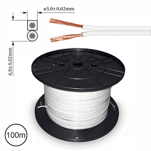 CABO COLUNA 2X1.5MM BRANCO PARALELO