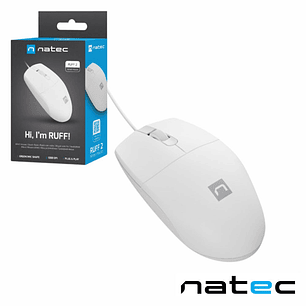 RATO ÓPTICO COM FIOS 1000DPI USB PRETO NATEC
