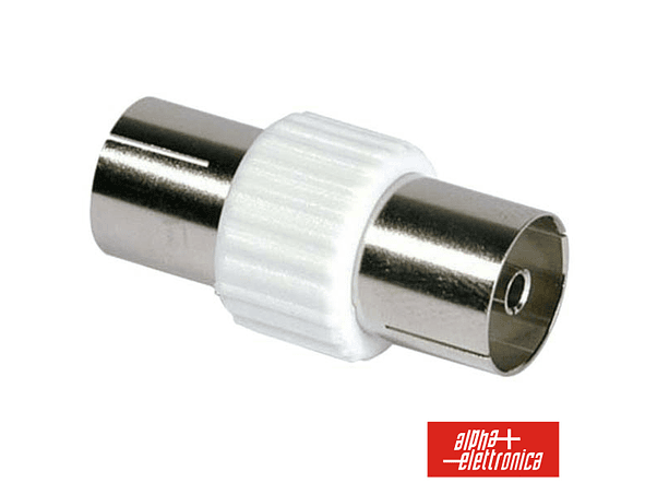 FICHA UNIÃO COAXIAL FÊMEA/FÊMEA 1