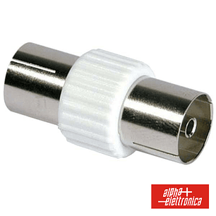 FICHA UNIÃO COAXIAL FÊMEA/FÊMEA
