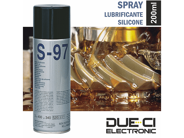 SPRAY DE 200ML LUBRIFICANTE SILICONE DUE-CI 1