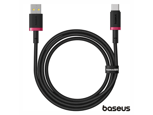 CABO USB-A/USB-C MACHO/MACHO 1M PD/QC 3.0 60W DURA BASEUS 1