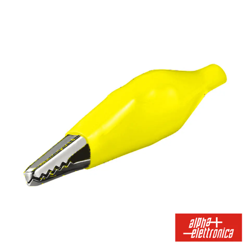 PINÇA CROCODILO 36.5MM ISOLADA AMARELA 1