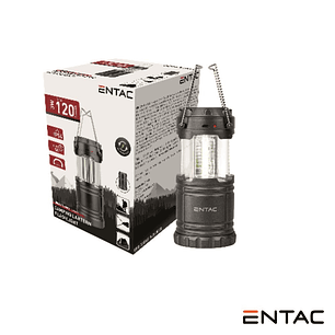 LANTERNA LED  PARA CAMPISMO 3W 120LM COM PAINEL SOLAR IP54