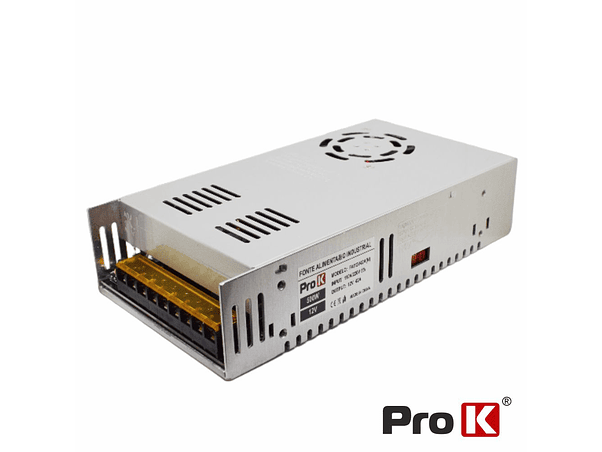 FONTE DE ALIMENTAÇÃO INDUSTRIAL 12V 500W 41.6A PROK 1