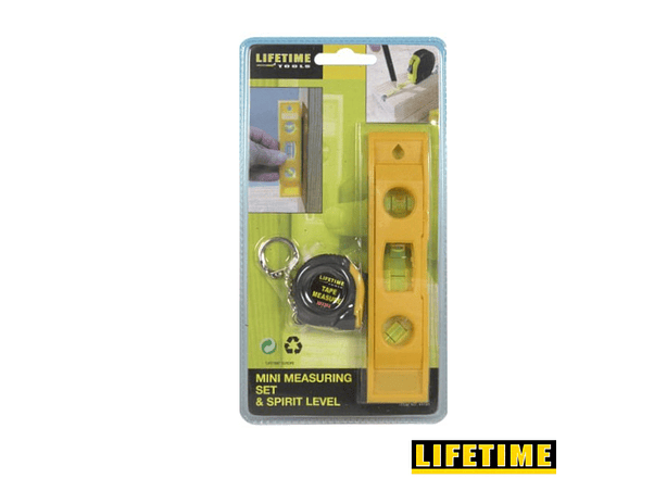 CONJUNTO FITA MÉTRICA + NIVEL 1