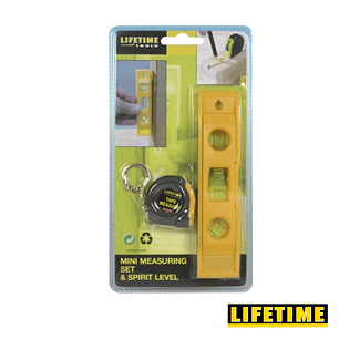 CONJUNTO FITA MÉTRICA + NIVEL