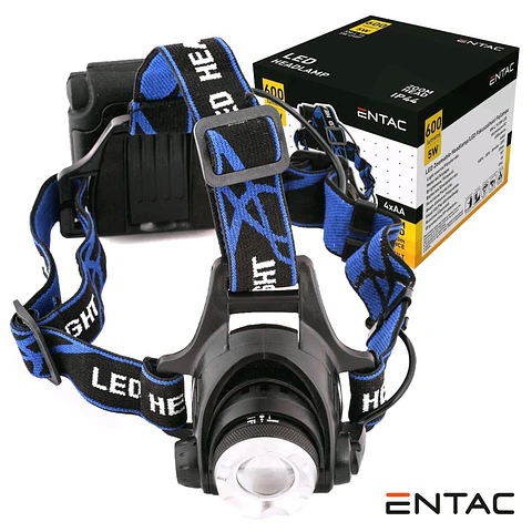 LANTERNA DE CABEÇA 1 LED 5W 600LM ENTAC