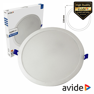 PAINEL LEDS REDONDO 24W 295MM 6400K 2490LM AVIDE