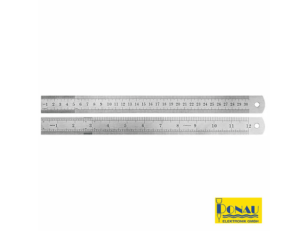 RÉGUA METÁLICA 30CM DONAU 1