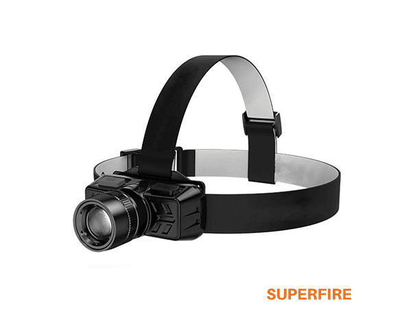 LANTERNA DE CABEÇA 3W 150LM IP32 ZOOM SUPERFIRE 1