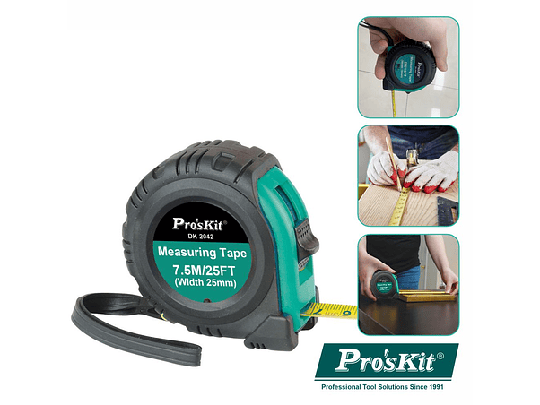 FITA MÉTRICA 7.5M PROSKIT 1