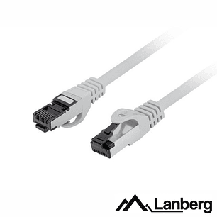 CABO DE REDE SEMFTP CAT8.1 LSZH COBRE PURO 1M CINZENTO