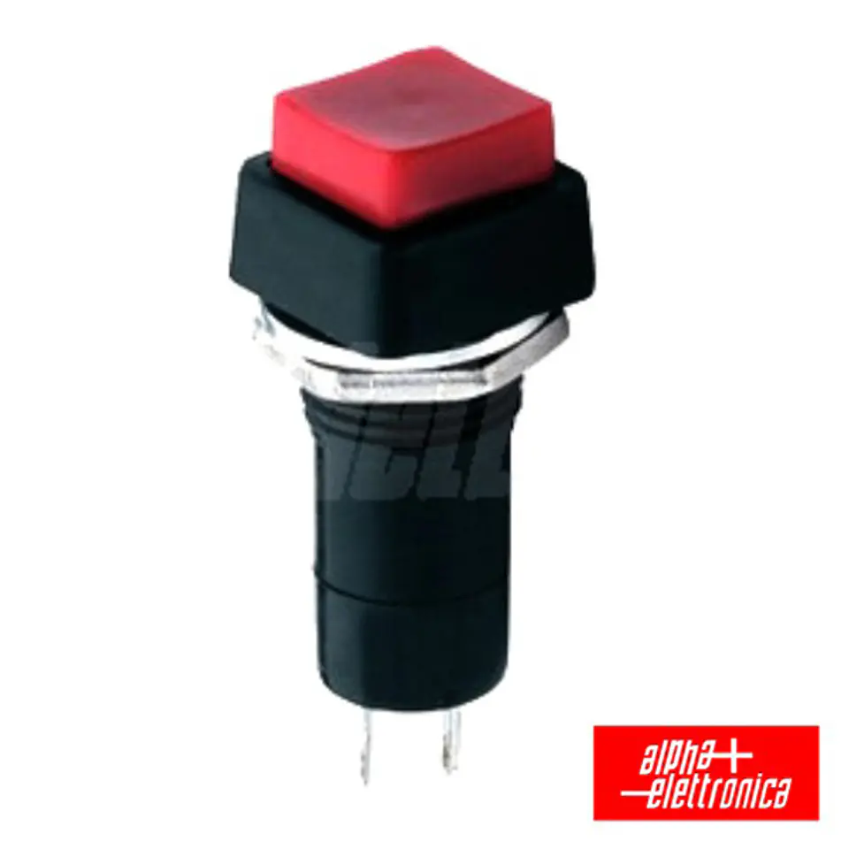 INTERRUPTOR PRESSÃO QUADRADO ON-OFF VERMELHO 1