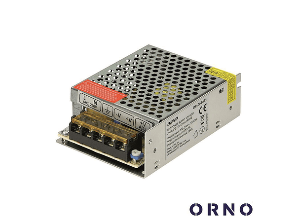 FONTE DE ALIMENTAÇÃO INDUSTRIAL 12V 60W 5A ORNO 1