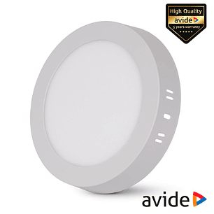 PAINEL LEDS REDONDO SUPERFÍCIE 12W 178MM 950LM CCT AVIDE