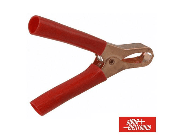 PINÇA CROCODILO VERMELHA 1