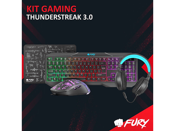 KIT GAMING 4 EM 1 THUNDERSTREAK 3.0 FURY 1