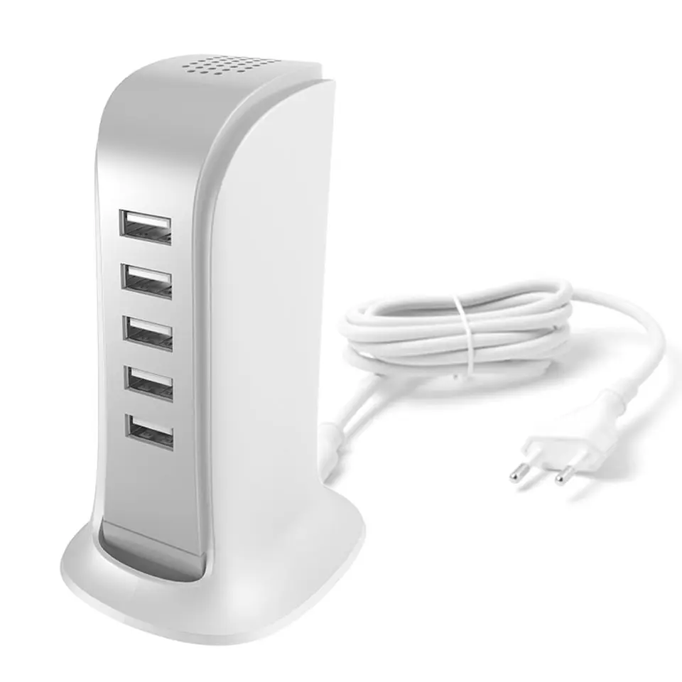 CARREGADOR DE MESA COM 5X USB-A 25W DUDAO 1