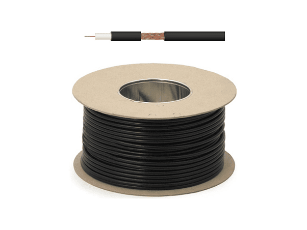 CABO COAXIAL 75 OHM RG59 ATÉ 6.2 PRETO 1