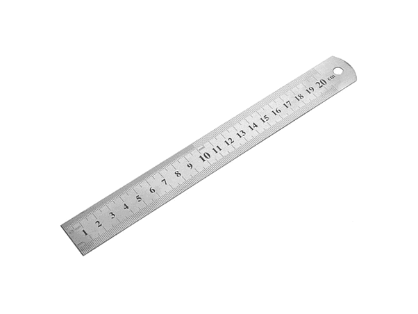 RÉGUA METÁLICA 20CM 1