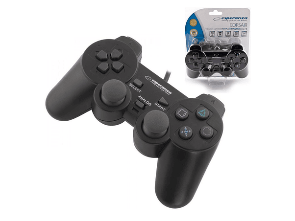 COMANDO PARA CONSOLA/PC 2 ANALÓGICOS USB VIBRAÇÃO CORSAIR 1