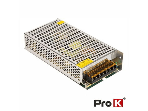 FONTE DE ALIMENTAÇÃO INDUSTRIAL 12V 120W 10A PROK 1