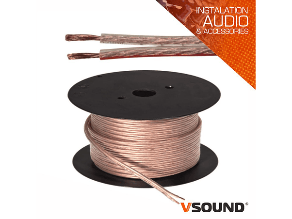 CABO COLUNA 2X2.50MM TRANSPARENTE PARALELO VSOUND 1