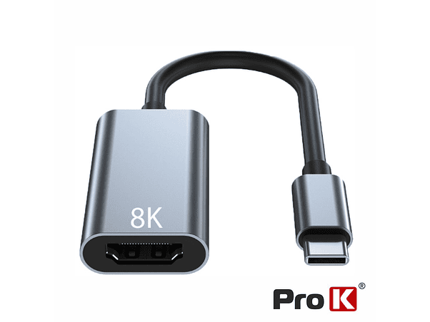 CABO ADAPTADOR USB-C MACHO / HDMI FÊMEA 8K PROK 1