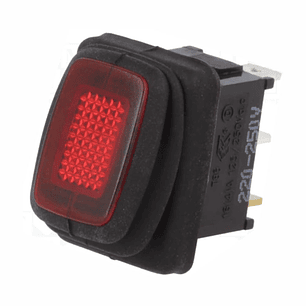 INTERRUPTOR BASCULANTE COM LUZ 16A-250V SPST ON-OFF VERMELHO