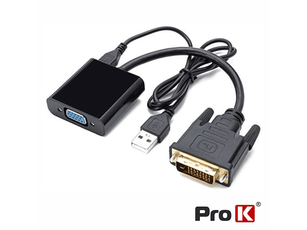 ADAPTADOR DVI-D-> VGA PROK 1