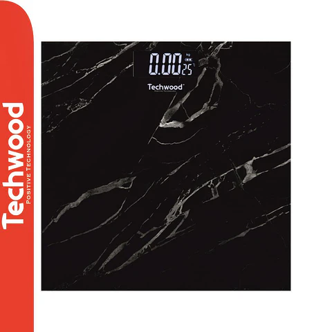 BALANÇA CORPORAL 180KG DIGITAL VIDRO TECHWOOD