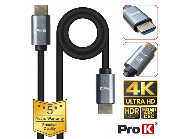 CABO HDMI 2.0 UHD 4K MACHO / MACHO 1.5M PROK 1