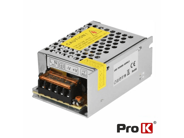 FONTE DE ALIMENTAÇÃO INDUSTRIAL 12V 36W 3A PROK 1