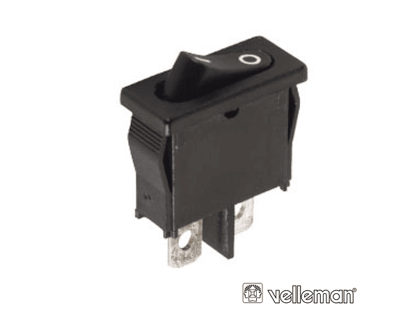 INTERRUPTOR BASCULANTE 6A-250V SPST ON-OFF VELLEMAN 1