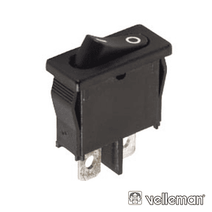 INTERRUPTOR BASCULANTE 6A-250V SPST ON-OFF VELLEMAN