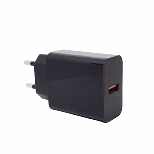 ALIMENTADOR COMPACTO USB-A 5V 3A PRETO