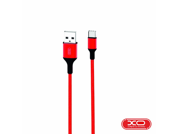 CABO USB-A MACHO / USB-C MACHO 1M VERMELHO XO 1