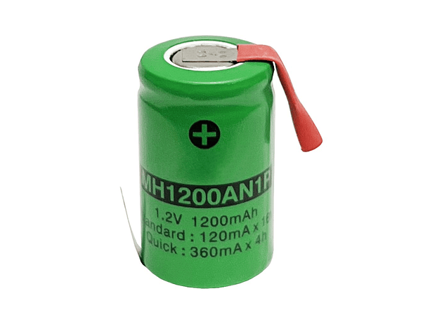 PILHA LÍTIO 2/3AF 1.2V 1200MAH COM PATILHAS 1
