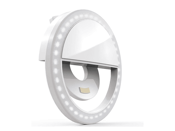 ANEL DE LUZ PARA TELEMÓVEL UNIVERSAL BRANCO 1