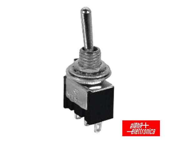 COMUTADOR ALAVANCA MINIATURA ON-ON PAINEL 1