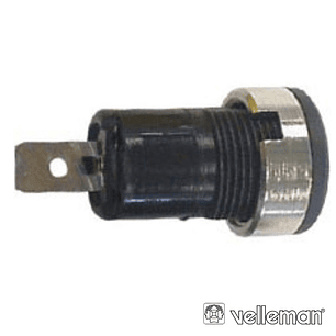 BORNE TERMINAL 4MM PRETO VELLEMAN