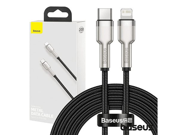 CABO USB-C MACHO PARA LIGHTNING MACHO PD 20W 2M CAFULE BASEUS 1