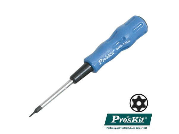 CHAVE TORX COM FURO T05H 135MM PROSKIT 1