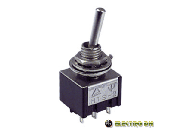 COMUTADOR ALAVANCA MINIATURA ON-ON PAINEL EDH 1