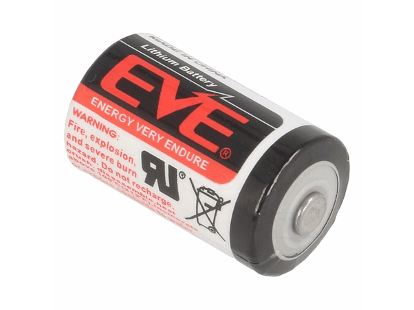 PILHA LÍTIO 1/2AA ER14250 3.6V COM FIOS 1200MA EVE 1